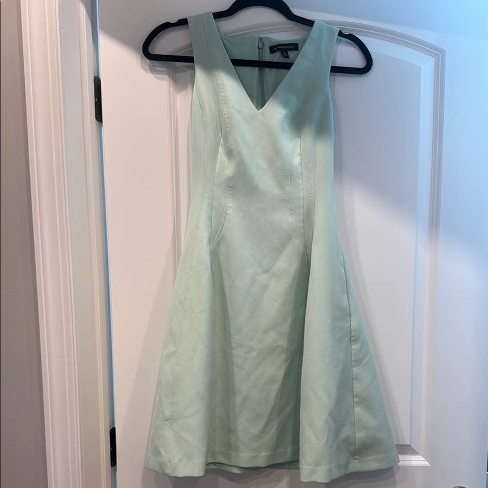 Banana Republic Mint Green Sleeveless Dress